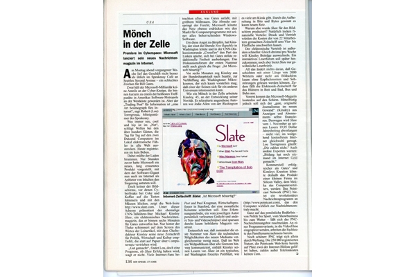 Web - PR Cafe Der Spiegel Profile - 1996 - 2