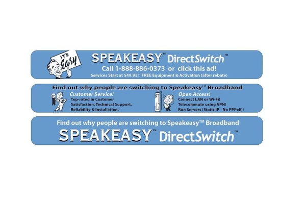 Press Release: DirectSwitch – Speakeasy Offers Customer-Friendly Transition Program for Stranded DirecTV DSL Subscribers